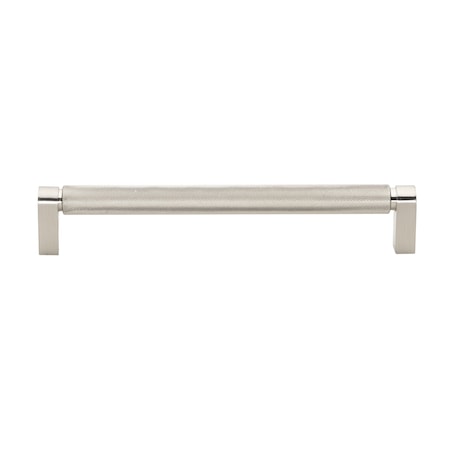 Gliderite Hardware 7-9/16 in. Center to Center Knurled Bar Pull Satin Nickel, 10PK 4788-192-SN-10